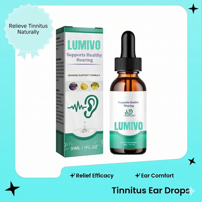 LUMIVO Tinnitus Ear Drops for Clear Ears and Ultimate Comfort – Unlock Instant Relief from Tinnitus and Ear Discomfort🎶