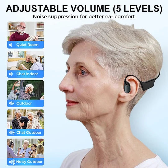 🔥Limited-Time Holiday Offer🔥 Aurora Tech™ X1 Bone Conduction Hearing Aid: Rediscover the Joy of Clear Sound